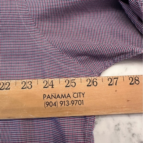 Tommy Hilfiger TLC Plaid Button-Up Shirt Men’s 17 - Picture 9 of 9